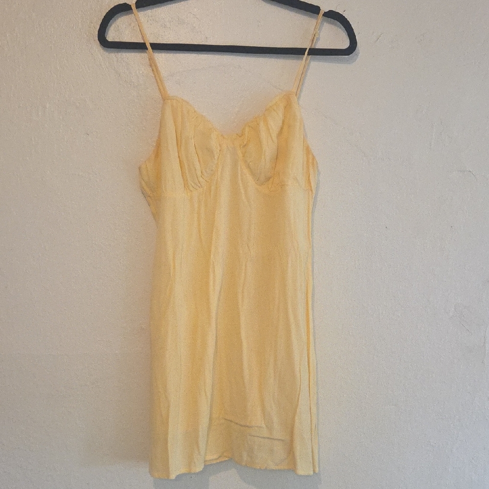 La Hearts Yellow Mini Dress